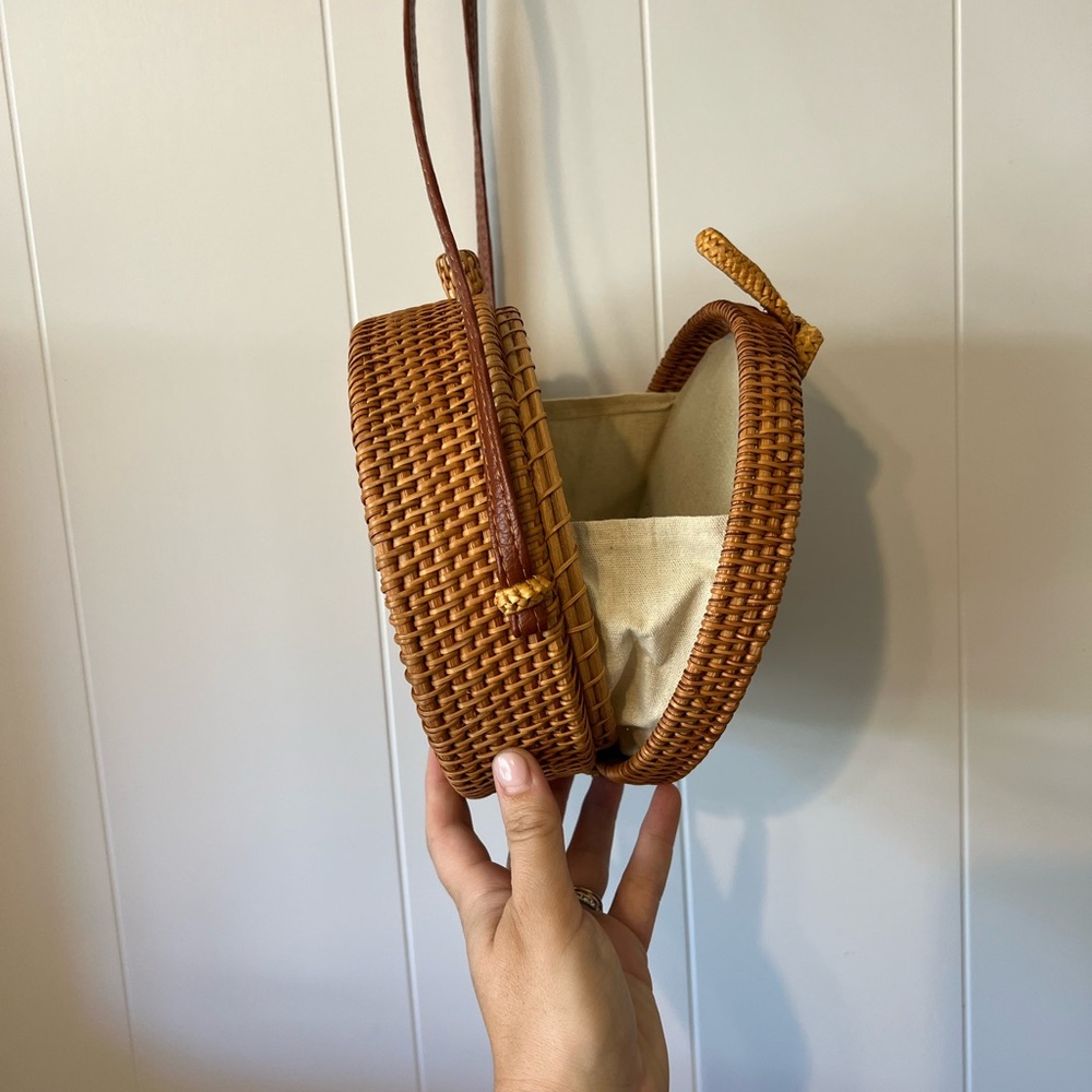 Circular/Round Straw Bag